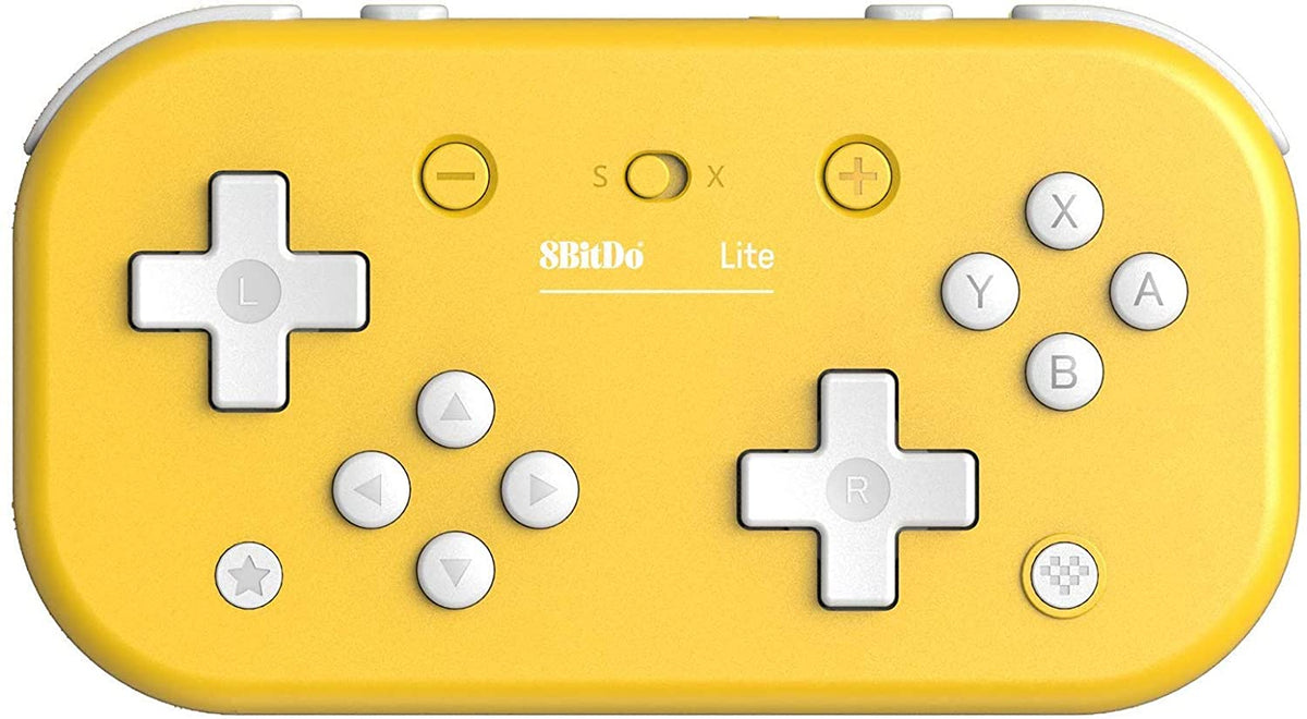 8BitDo Lite bluetooth controller Yellow - Gamesellers.nl