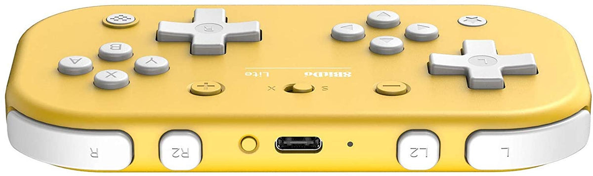 8BitDo Lite bluetooth controller Yellow - Gamesellers.nl