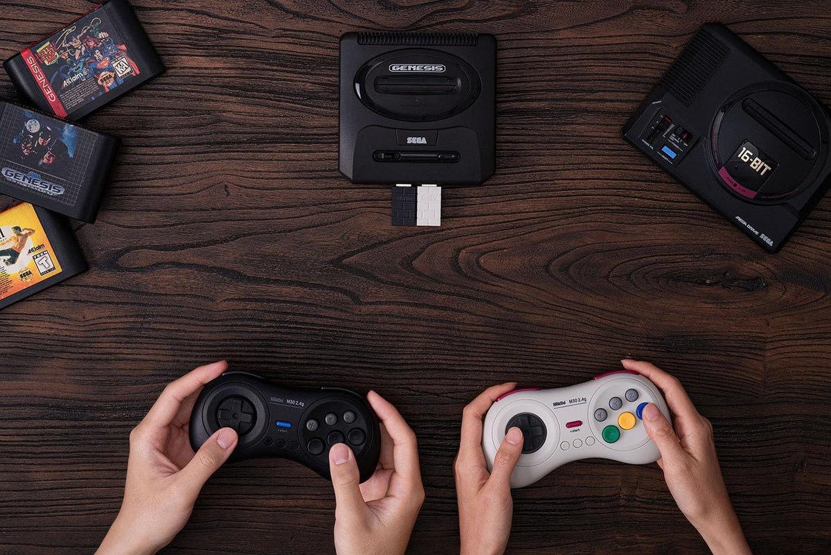 8BitDo M30 2.4Ghz wireless controller wit - Gamesellers.nl