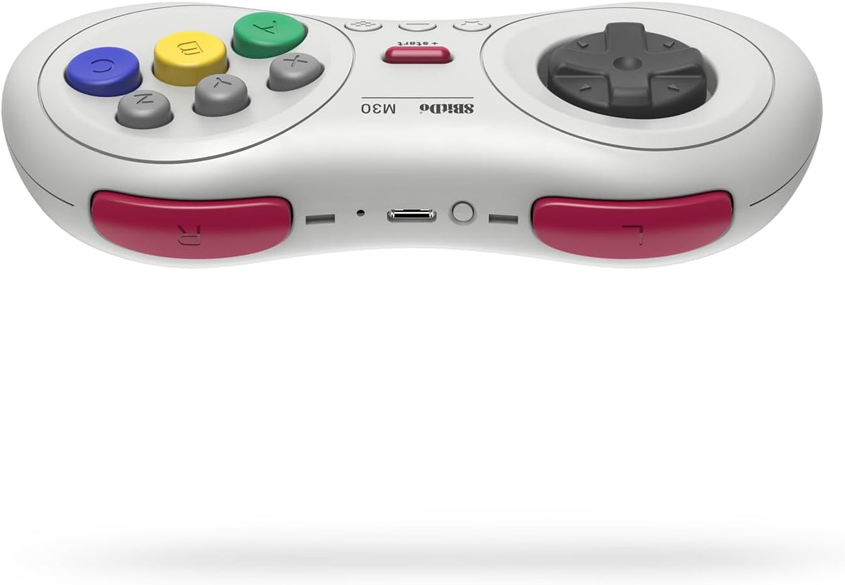 8BitDo M30 bluetooth controller wit - Gamesellers.nl