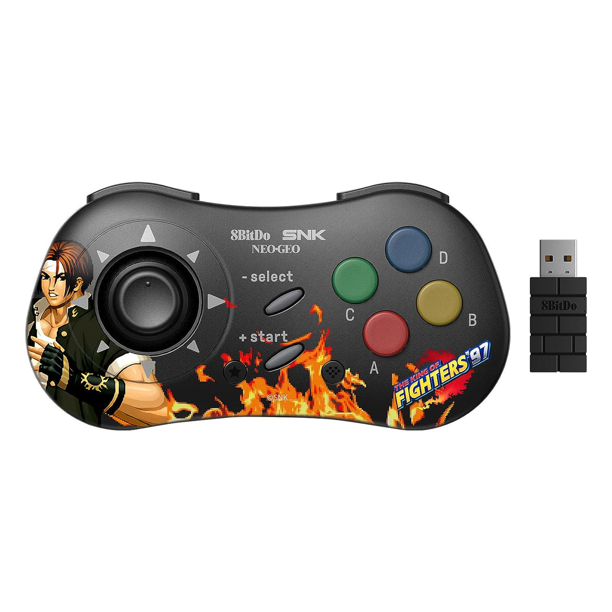 8BitDo NEOGEO Wireless controller - Official SNK license - Kyo Kusanagi limited edition - Gamesellers.nl