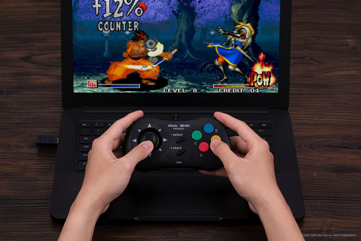 8BitDo NEOGEO Wireless controller - Official SNK license - zwart - Gamesellers.nl