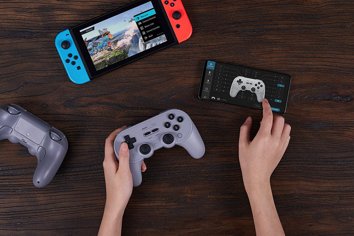 8BitDo Pro2 Bluetooth Controller G Classic Edition - Gamesellers.nl