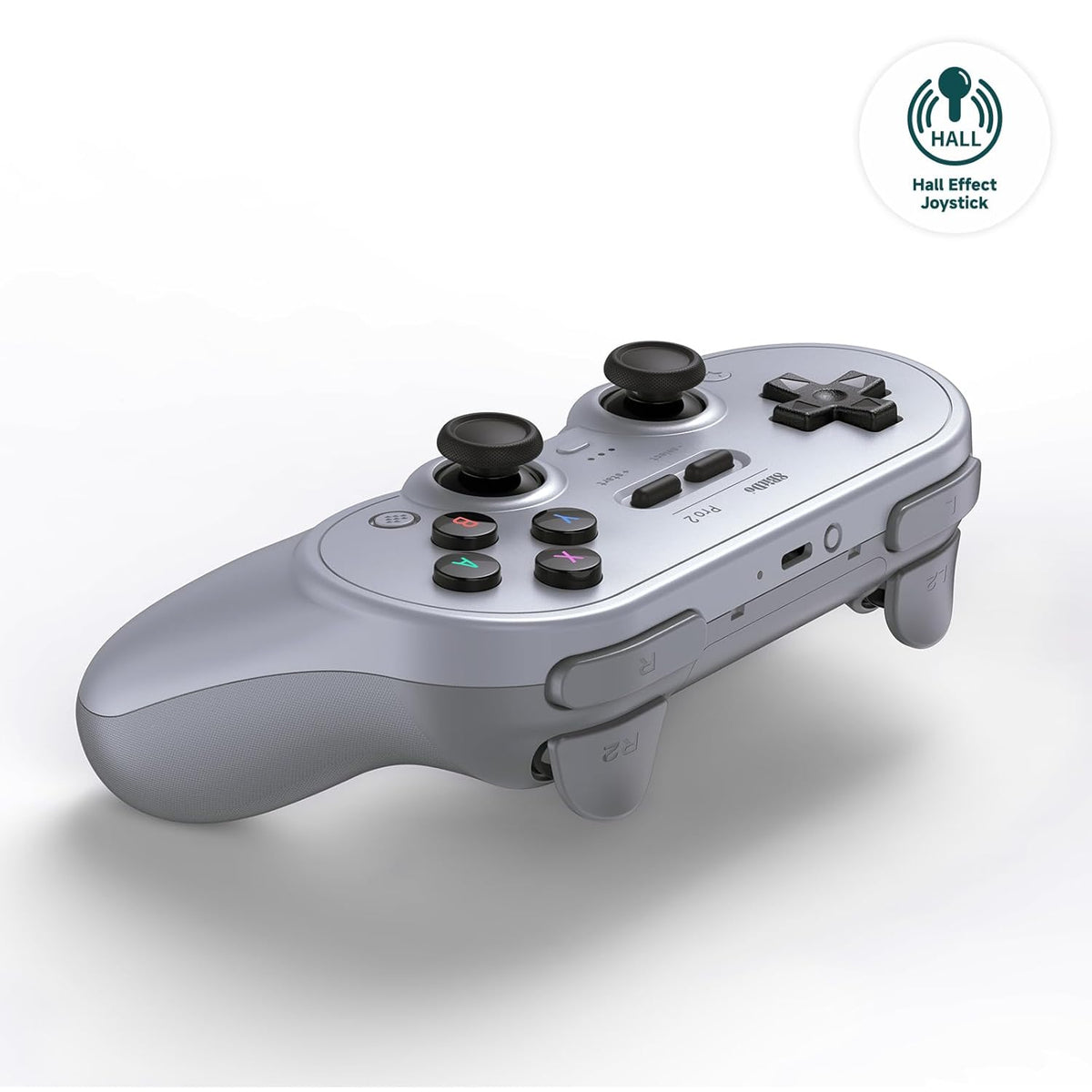 8BitDo Pro2 Hall effect Bluetooth Controller Gray Edition - Gamesellers.nl