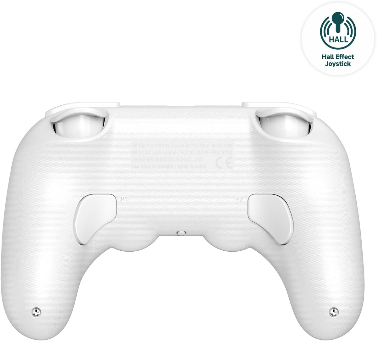 8BitDo Pro2 Wired Controller Hall effect edition voor Xbox &amp; PC wit - Gamesellers.nl