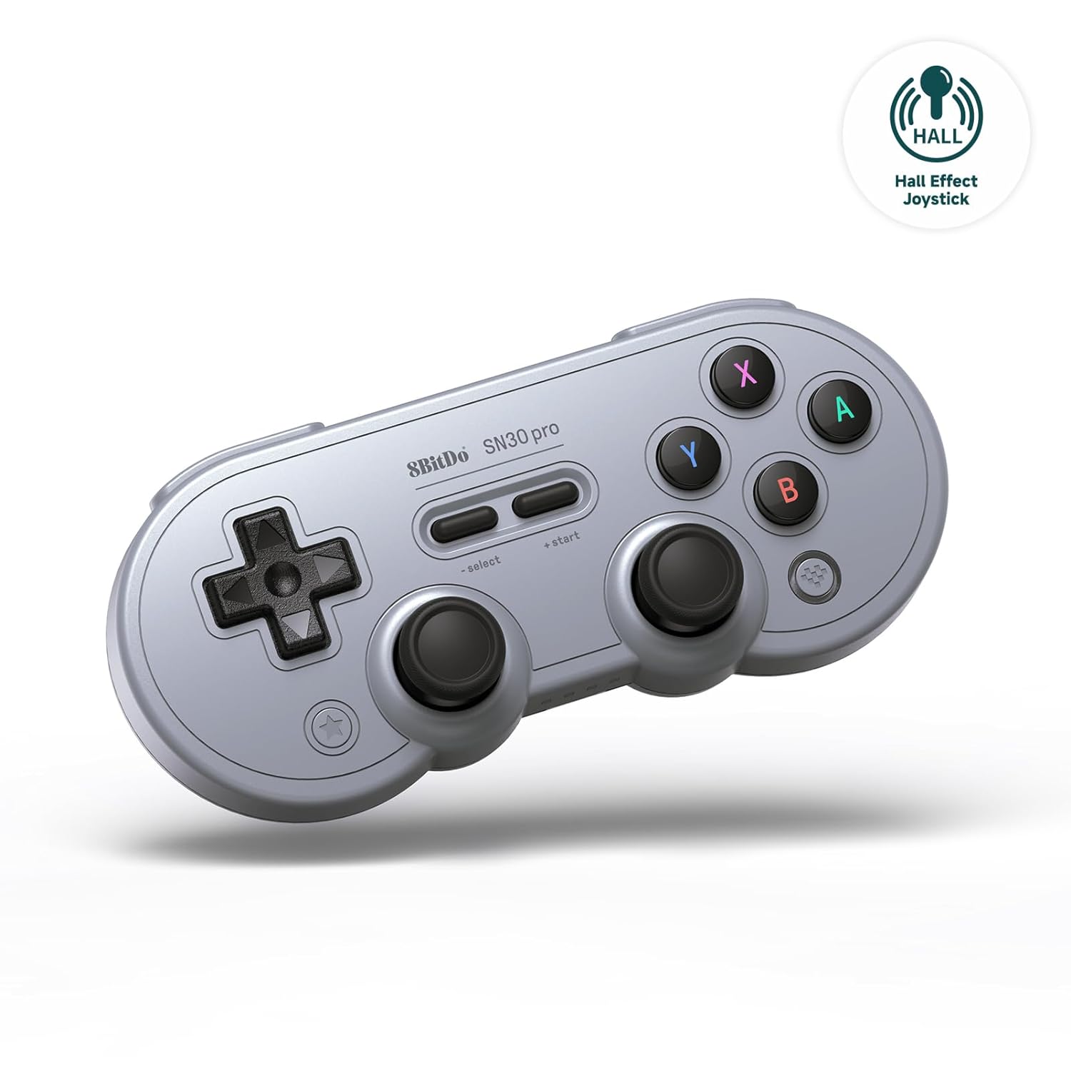 8BitDo SN30 Pro Gray Gamepad Hall edition bluetooth controller - Gamesellers.nl