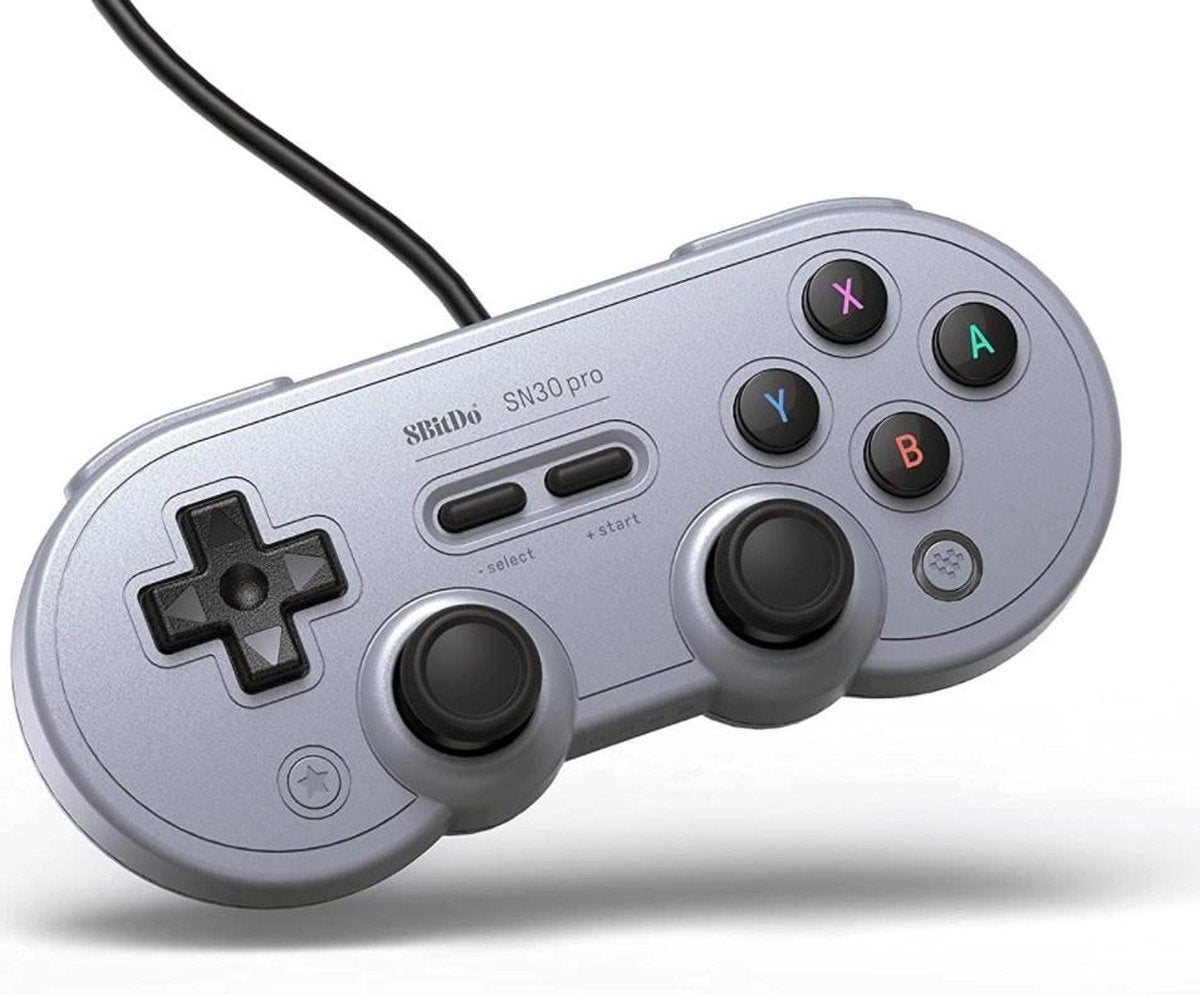 8Bitdo SN30 Pro USB Controller Grey Edition - Gamesellers.nl