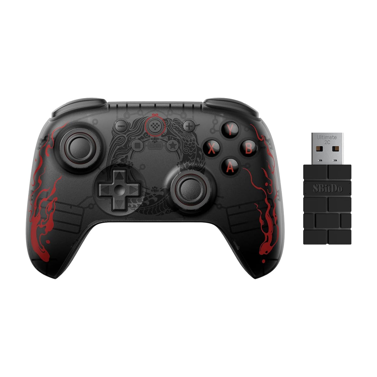 8Bitdo Ultimate 2C 2.4G Wireless Controller - Black Myth: Wukong edition - Gamesellers.nl