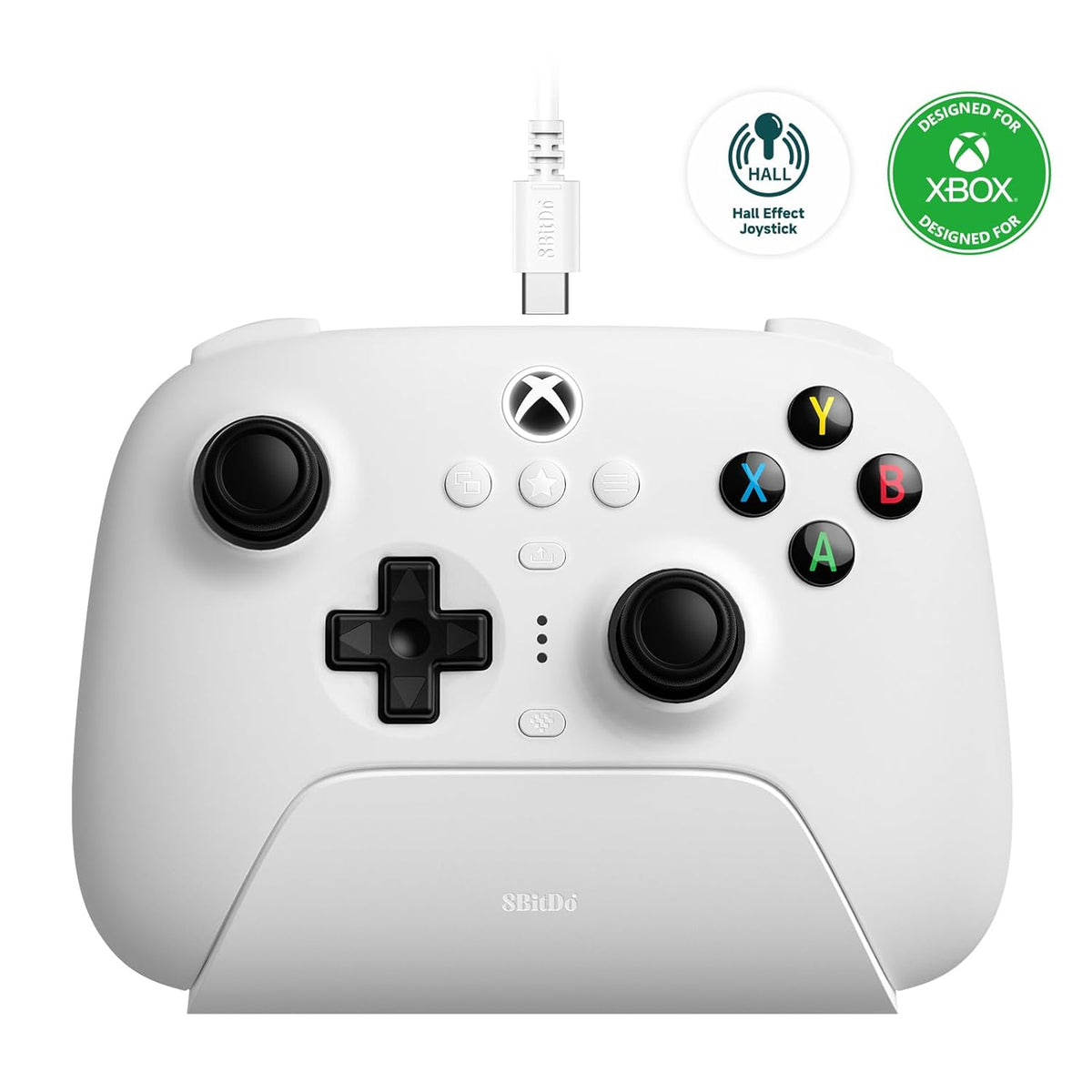 8BitDo Ultimate 3 - mode controller met hall sensor voor Xbox, Windows en Android white - Gamesellers.nl