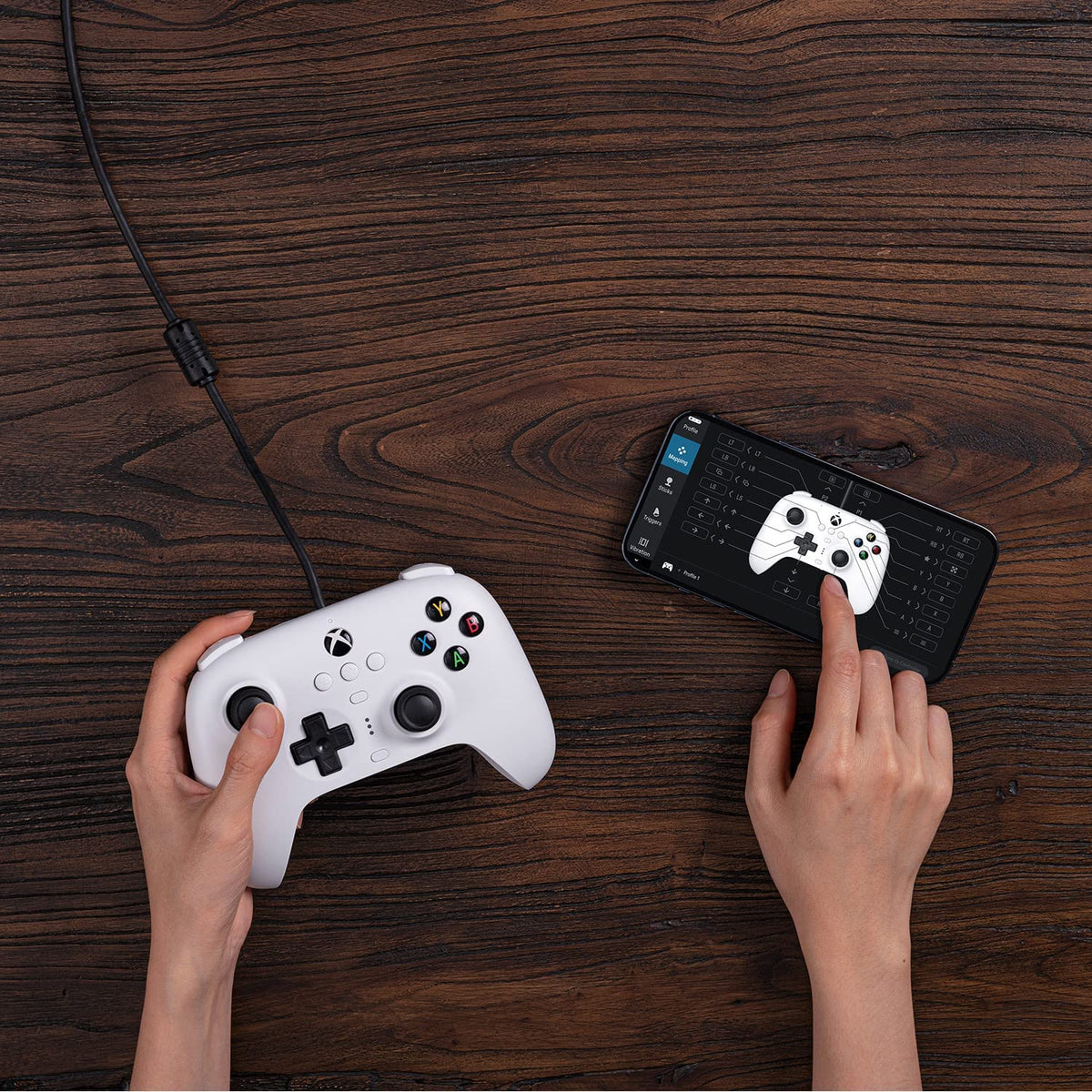 8BitDo Ultimate controller voor Xbox wired hall effect wit - Gamesellers.nl