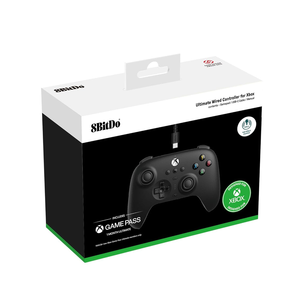 8BitDo Ultimate controller voor Xbox wired hall effect zwart - Gamesellers.nl