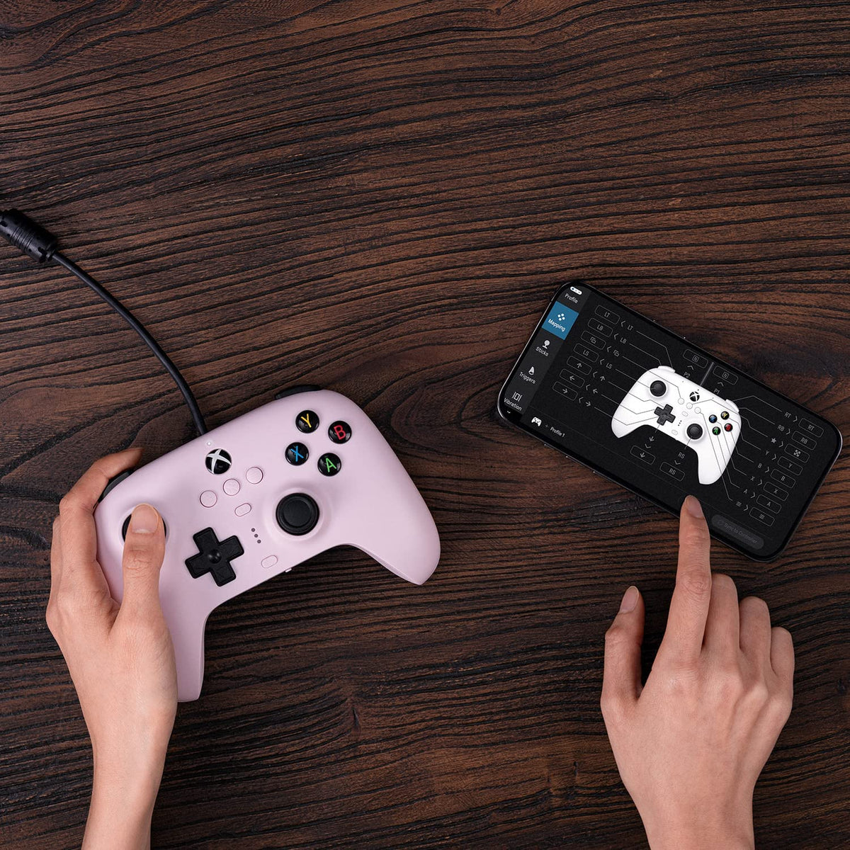 8BitDo Ultimate controller voor Xbox wired roze - Gamesellers.nl