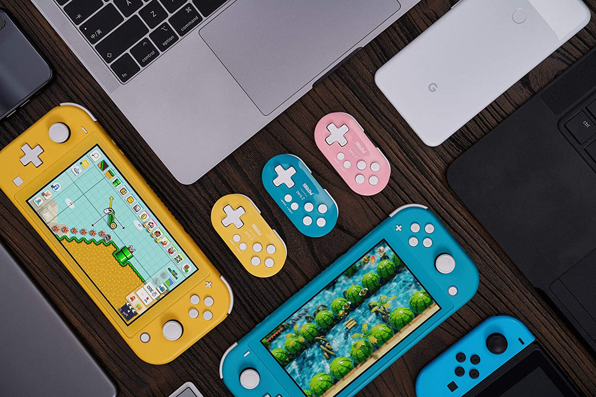 8BitDo Zero 2 bluetooth controller Turquoise Edition - Gamesellers.nl