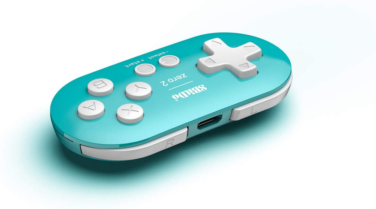 8BitDo Zero 2 bluetooth controller Turquoise Edition - Gamesellers.nl