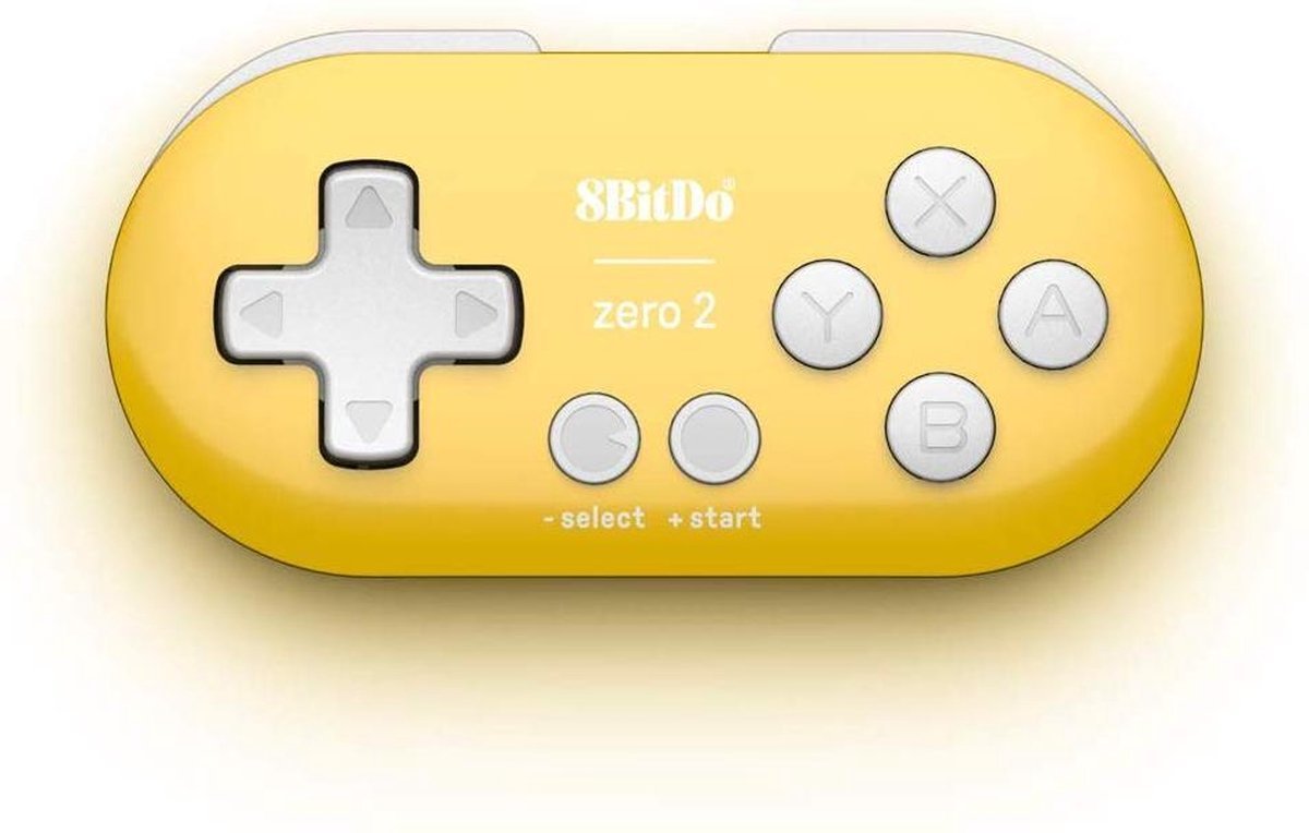 8BitDo Zero 2 bluetooth controller Yellow Edition - Gamesellers.nl