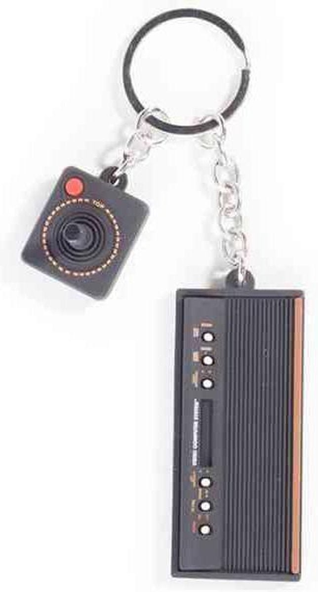 Atari console &amp; joystick 3D keychain - Gamesellers.nl