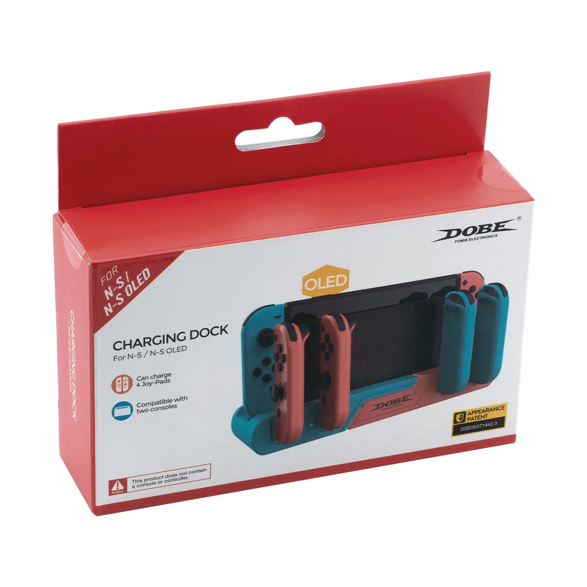 Dobe Joy - Con charging dock voor Switch / Switch OLED - Gamesellers.nl