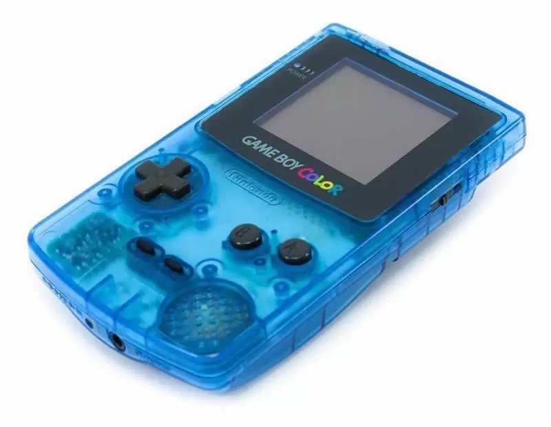 Gameboy Color Transparant Blue - Gamesellers.nl