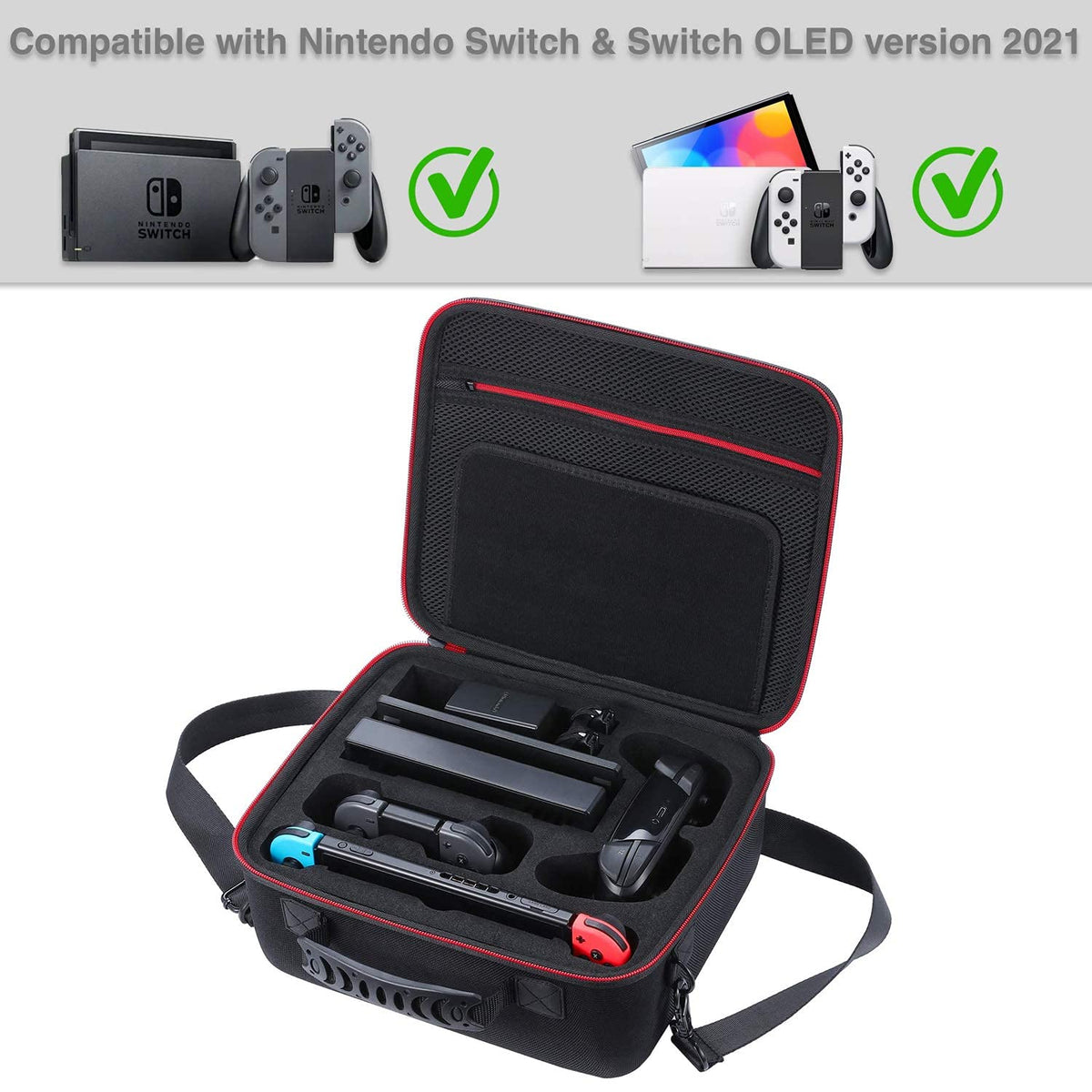 Luxe Travel Case voor Nintendo Switch - Gamesellers.nl