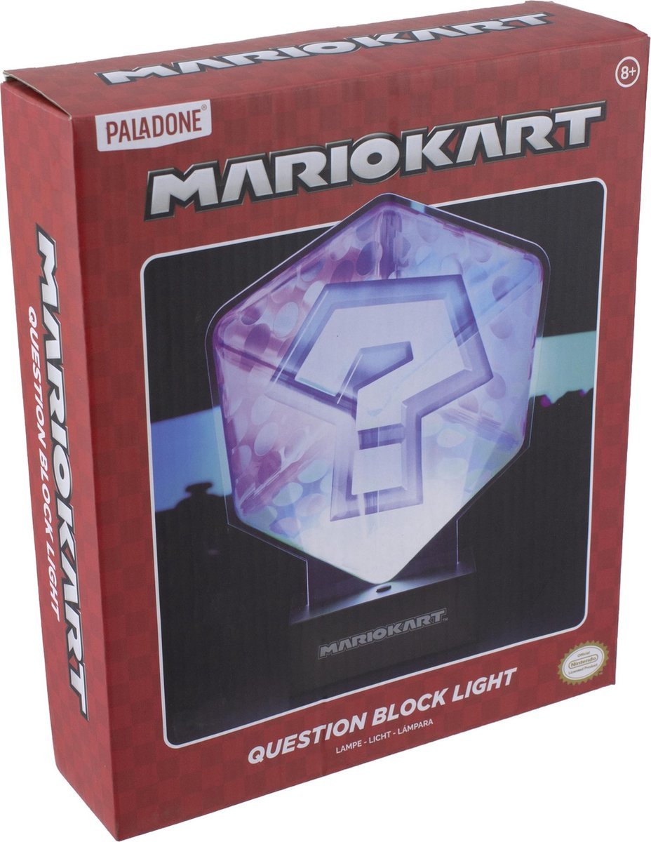 Mario Kart Acrylic Question Block Light - Gamesellers.nl