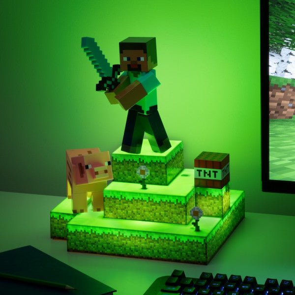 Minecraft Steve Diorama light - Gamesellers.nl