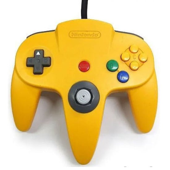 Nintendo 64 controller geel origineel - Gamesellers.nl