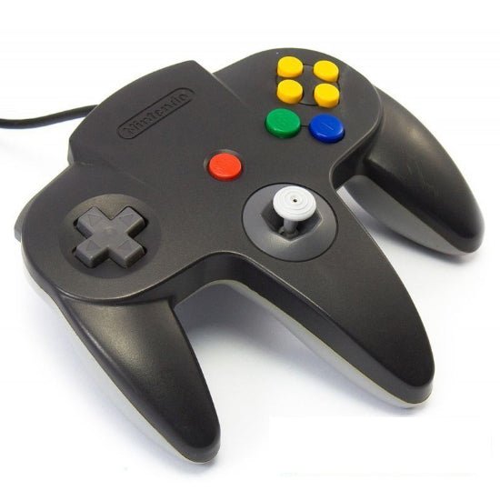 Nintendo 64 controller zwart/grijs Mario Kart edition origineel - Gamesellers.nl