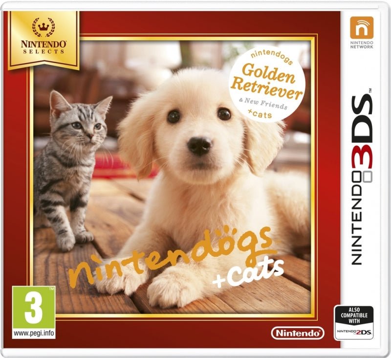 Nintendogs and cats 3D: golden retriever - Gamesellers.nl