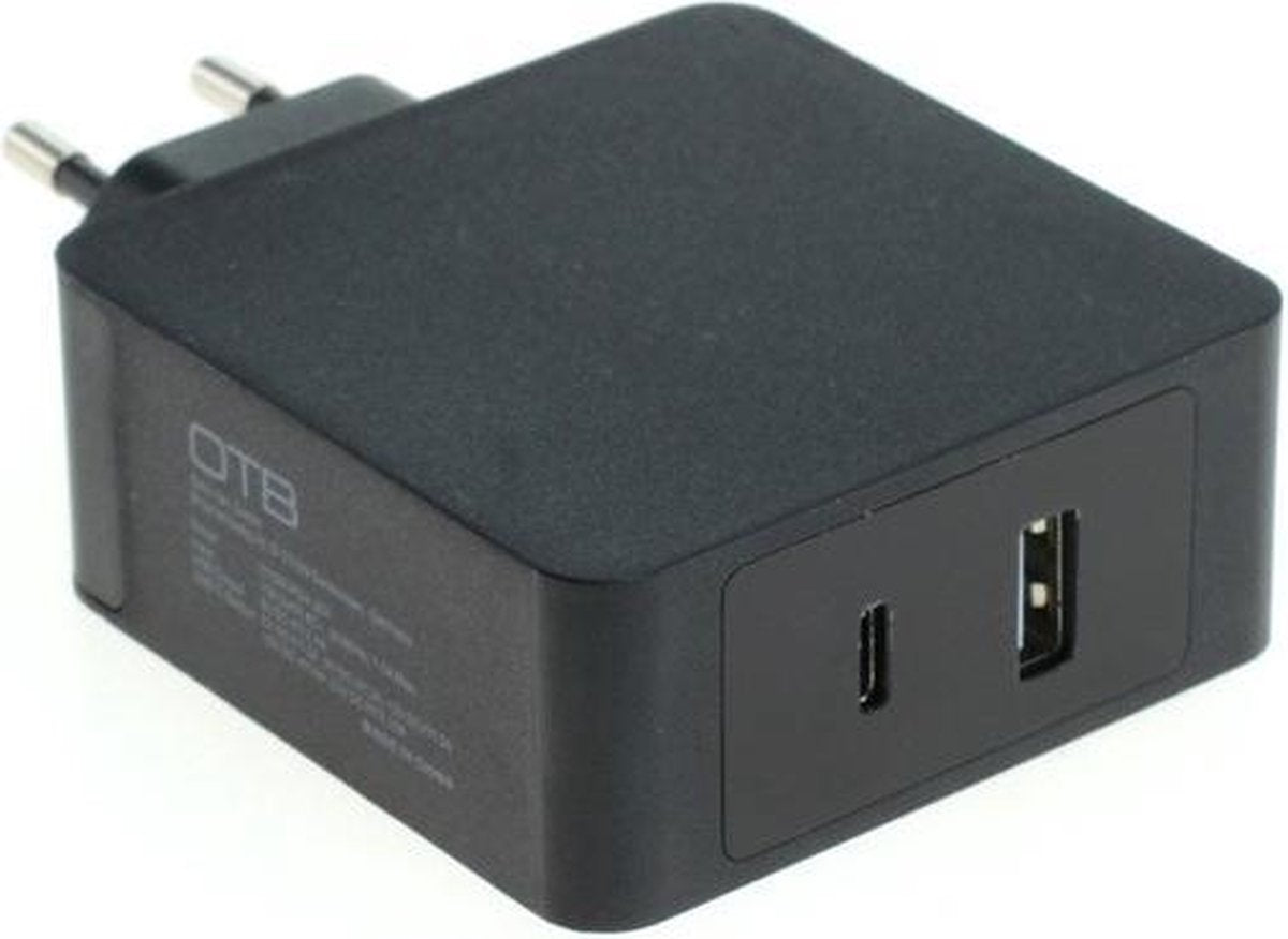 OTB Thuislader met 1 USB - C PD en 1 USB - A poort - 57W - Gamesellers.nl