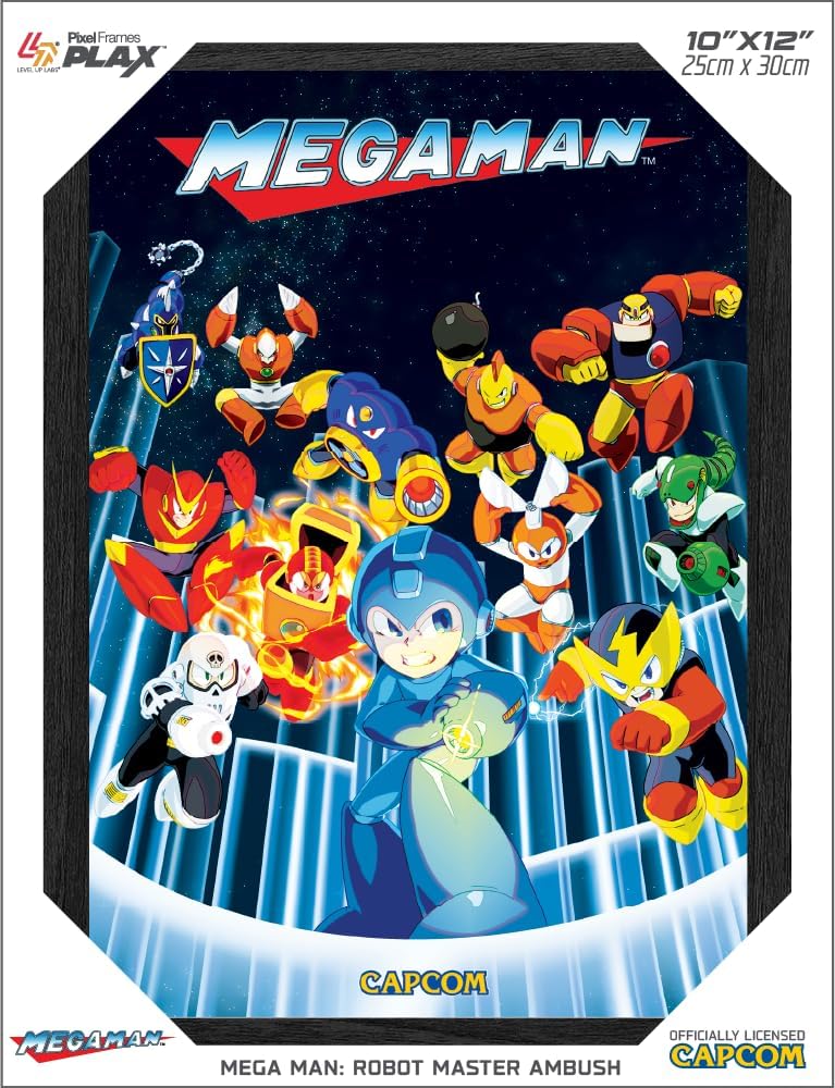 Pixel Frames Plax - Mega Man Robot master ambush - Gamesellers.nl