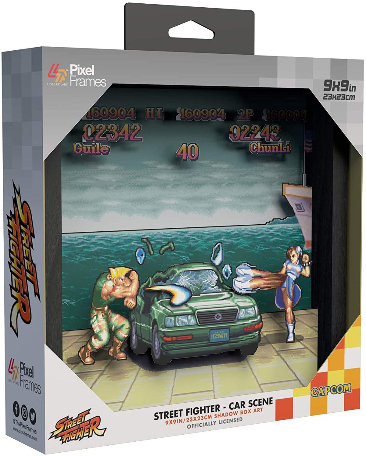 Pixel Frames - Streetfighter 2 car scene - Gamesellers.nl