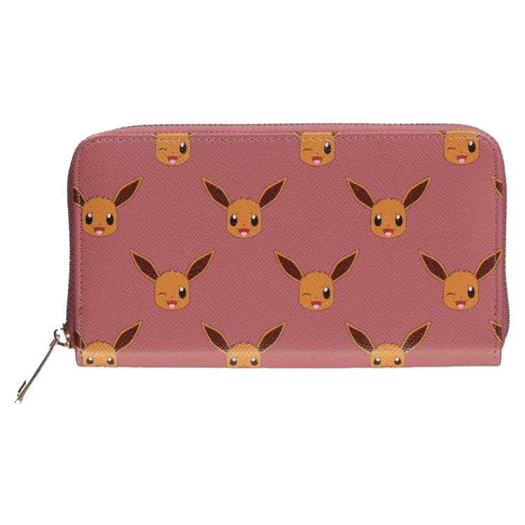 Pokémon Eevee AOP Zip Around Wallet - Gamesellers.nl