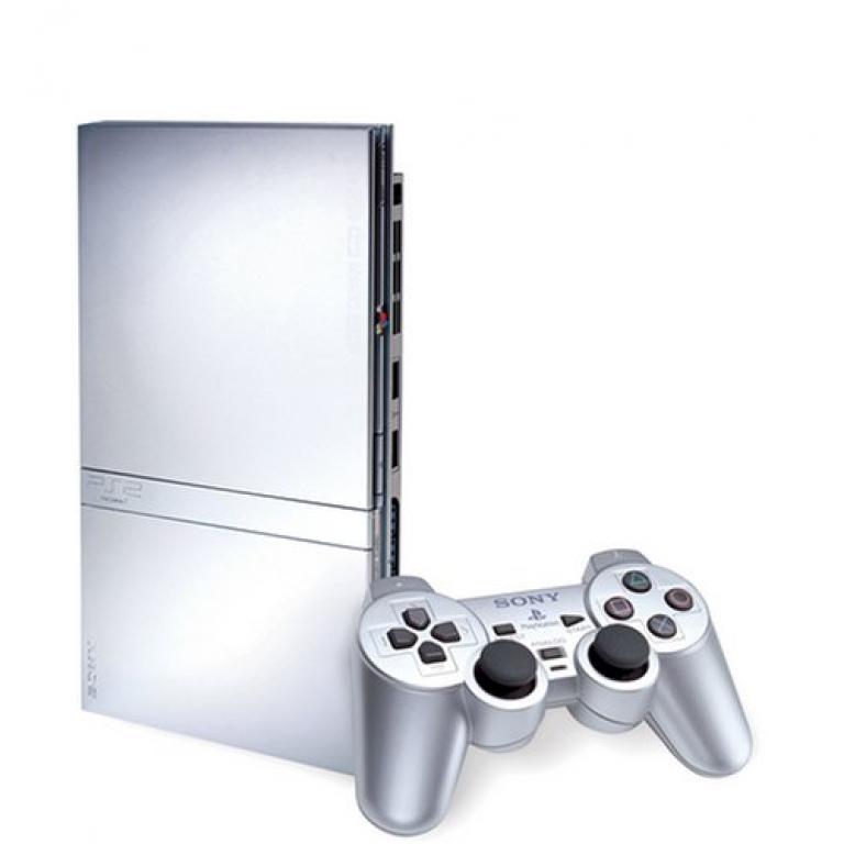 PS2 slimline console zilver budget - Gamesellers.nl