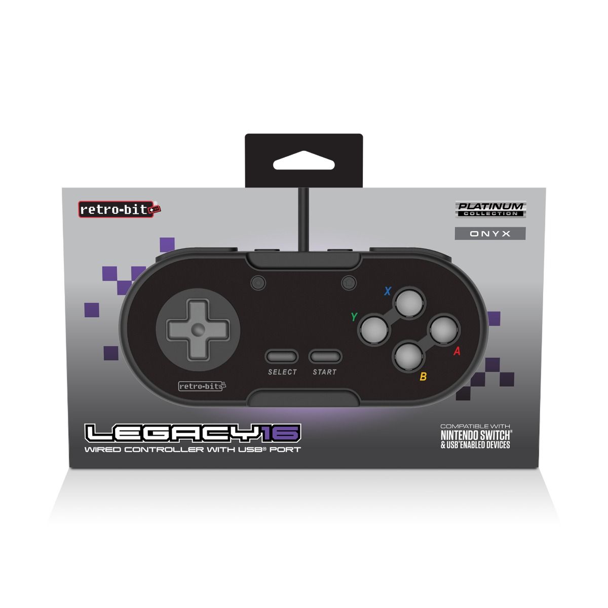 Retro - Bit Legacy 16 USB controller onyx - Gamesellers.nl