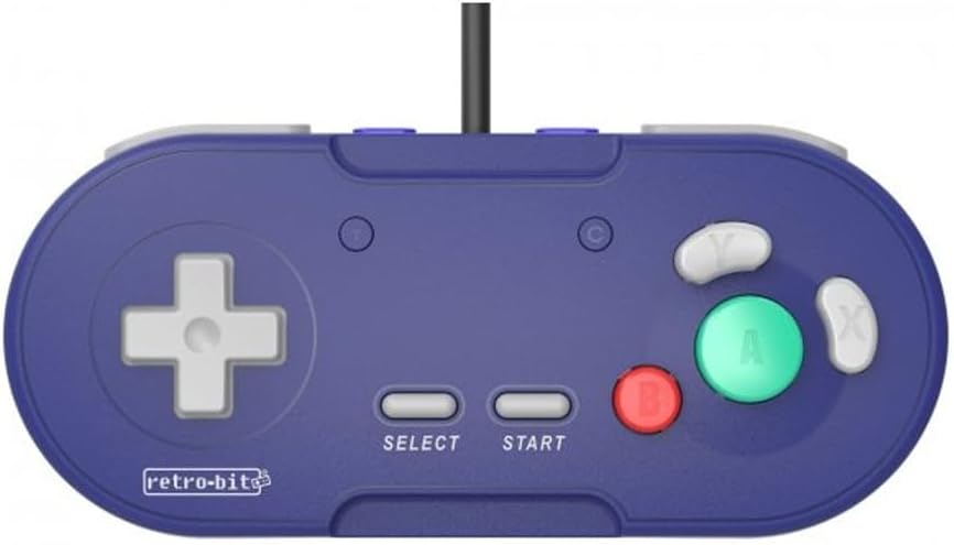 Retro - Bit Legacy Gamecube Wired Controller indigo - Gamesellers.nl