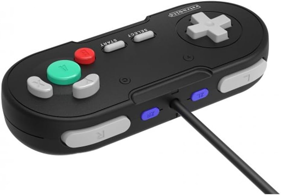 Retro - Bit Legacy Gamecube Wired Controller zwart - Gamesellers.nl