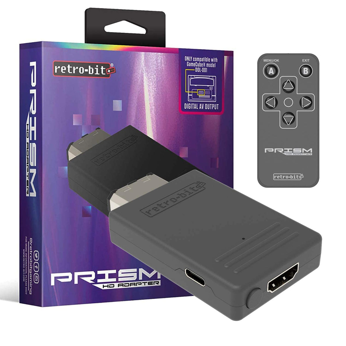 Retro - Bit Prism HDMI adapter voor Nintendo Gamecube - Gamesellers.nl