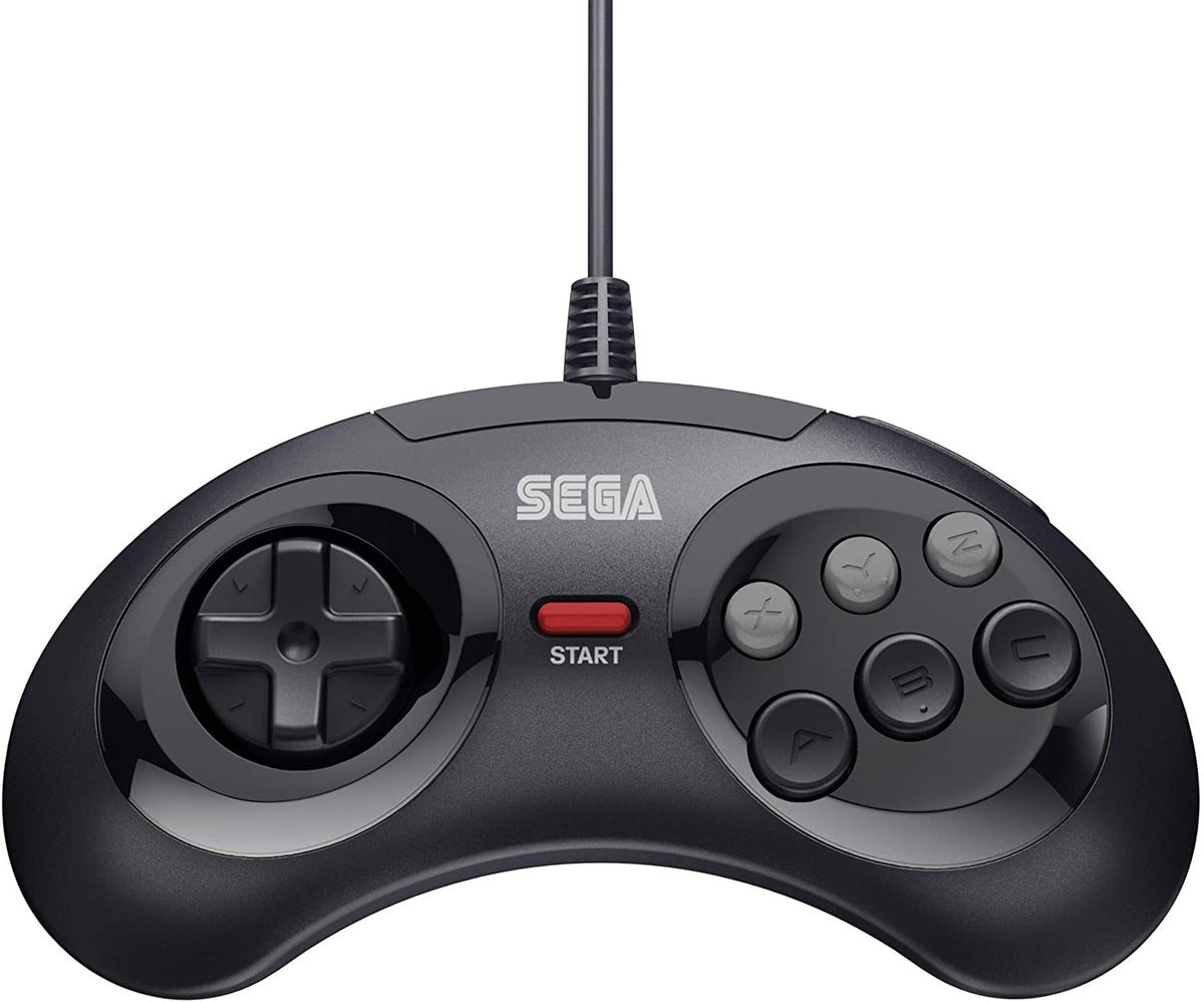 Retro - Bit SEGA Mega Drive 6 - Button Classic Controller black - Gamesellers.nl