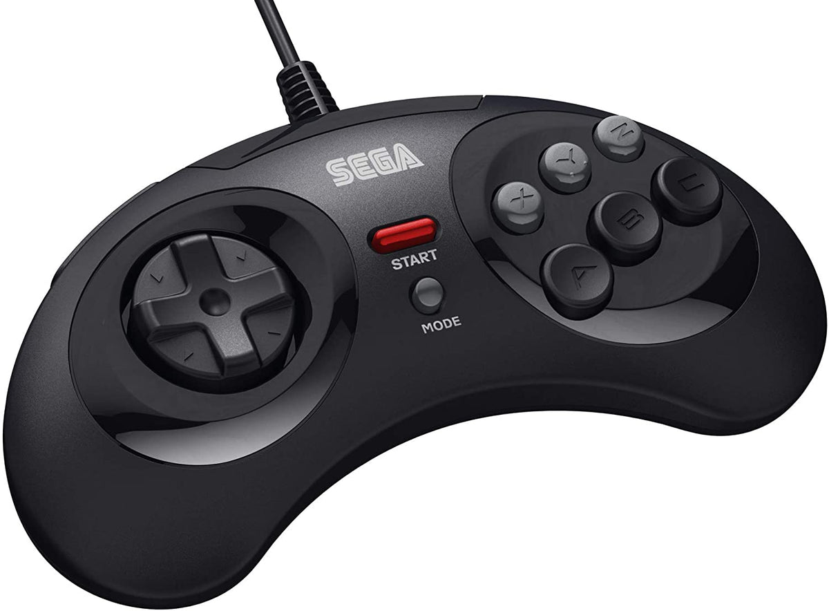 Retro - Bit SEGA Mega Drive 6 - Button Classic Controller black - Gamesellers.nl