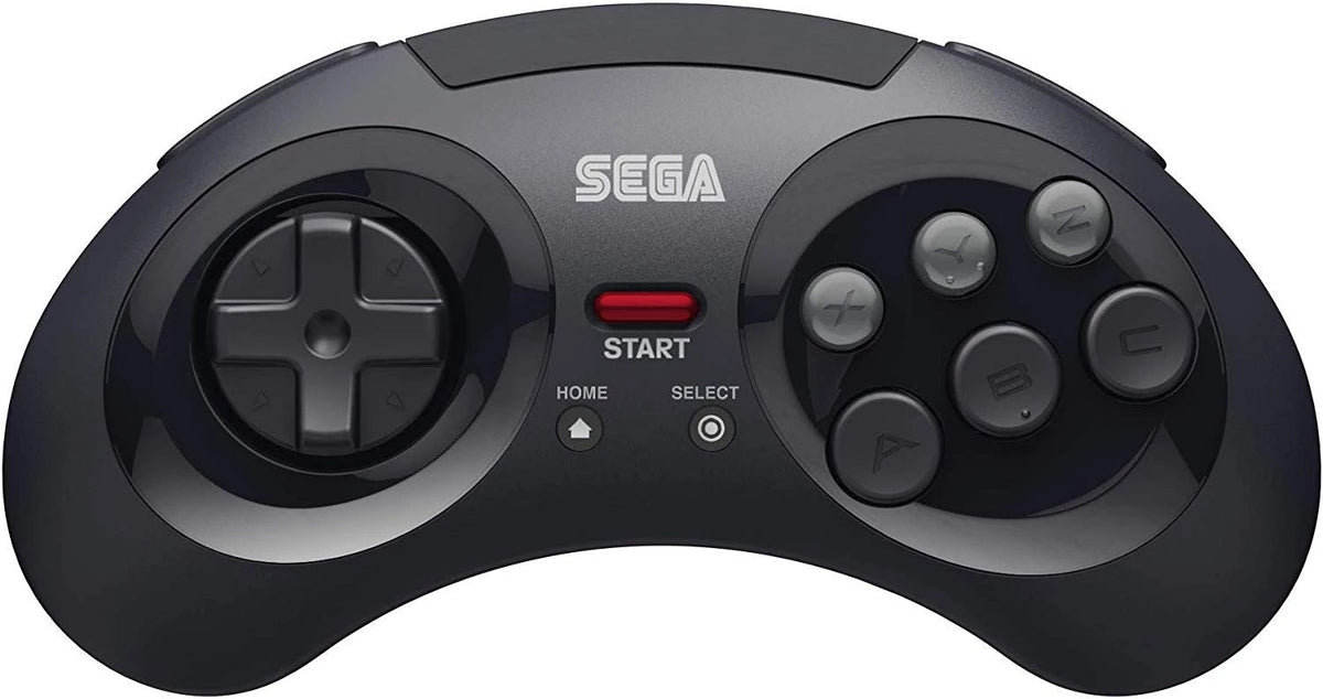 Retro - Bit SEGA Mega Drive 8 - Button 2.4G Wireless Controller black - Gamesellers.nl