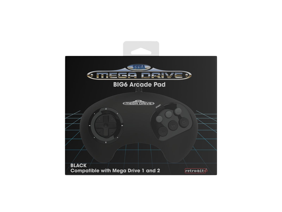 Retro - Bit SEGA Mega Drive BIG6 controller - Gamesellers.nl