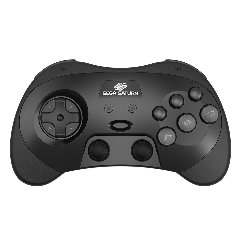 Retro - Bit SEGA Saturn 2.4G Wireless Pro Controller Black - Gamesellers.nl