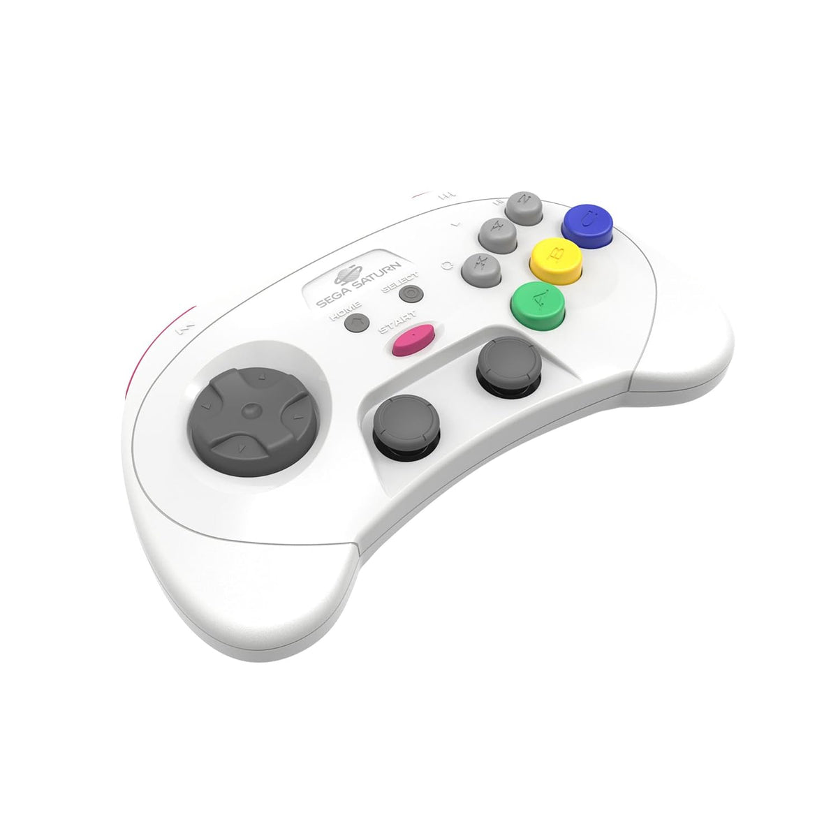 Retro - Bit SEGA Saturn 2.4G Wireless Pro Controller White - Gamesellers.nl