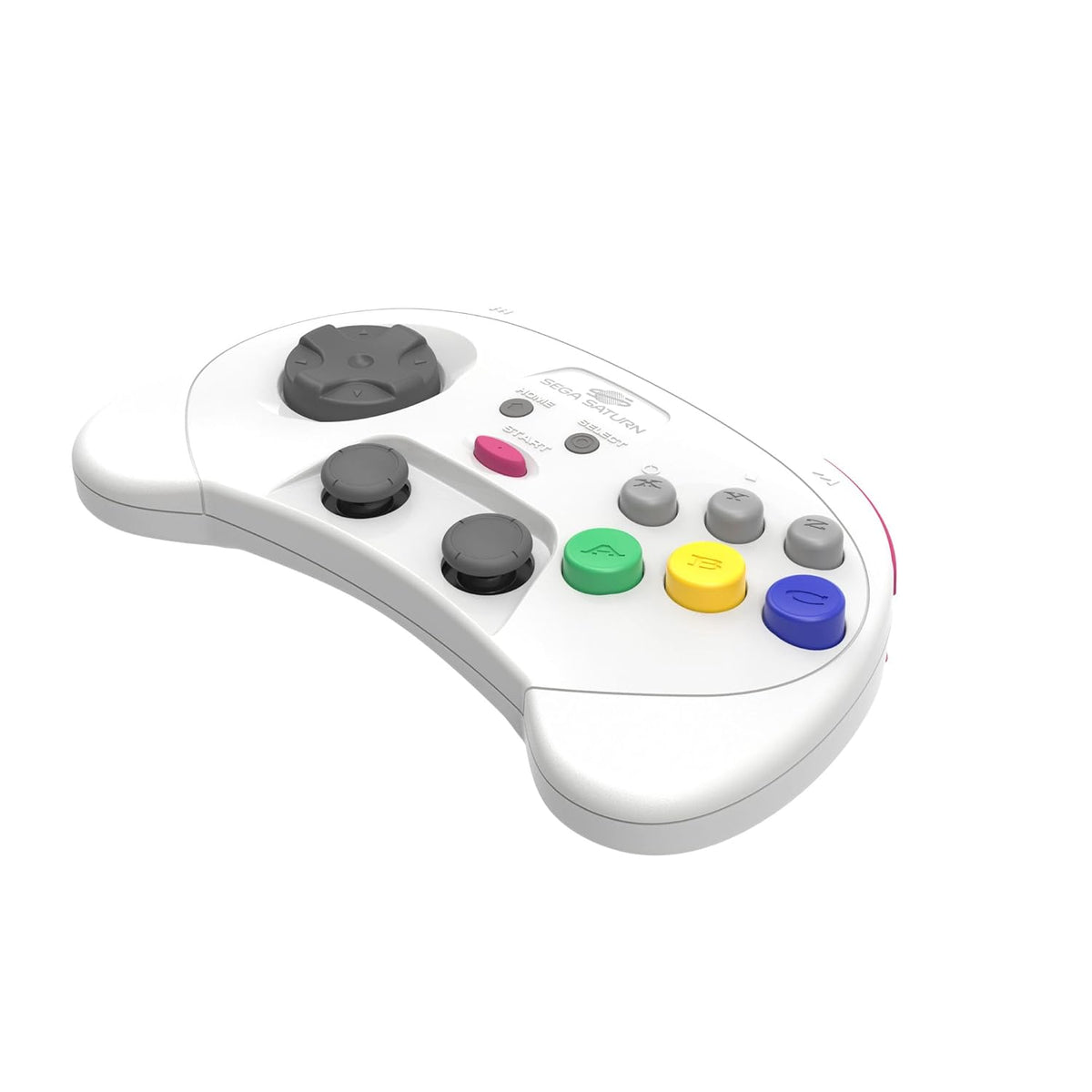 Retro - Bit SEGA Saturn 2.4G Wireless Pro Controller White - Gamesellers.nl