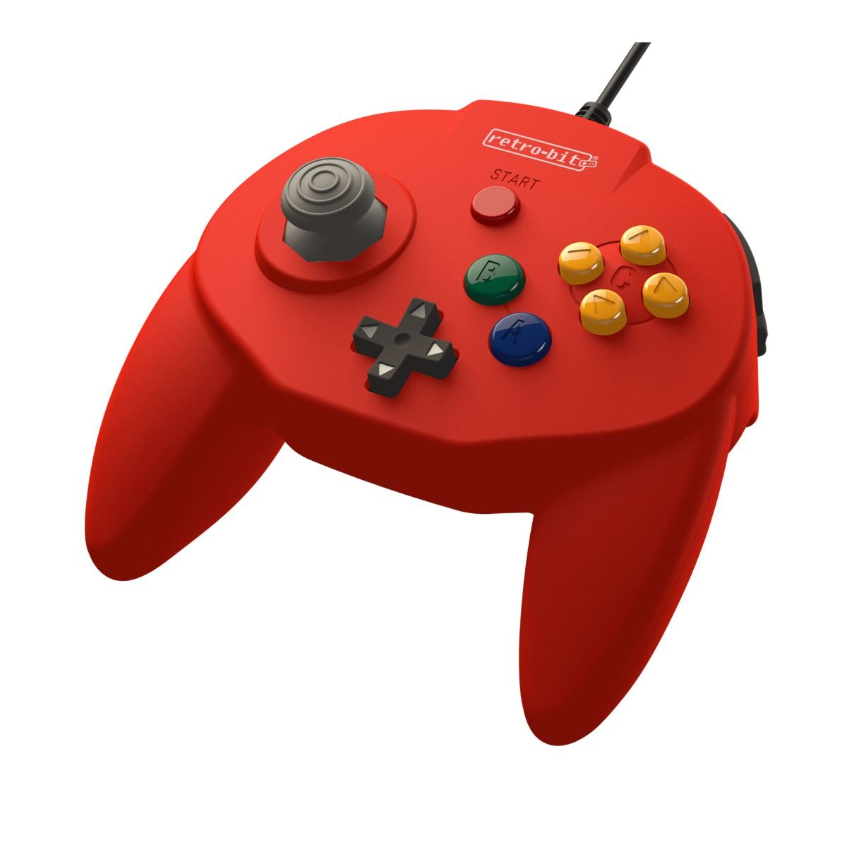 Retro - Bit Tribute 64 USB controller red - Gamesellers.nl