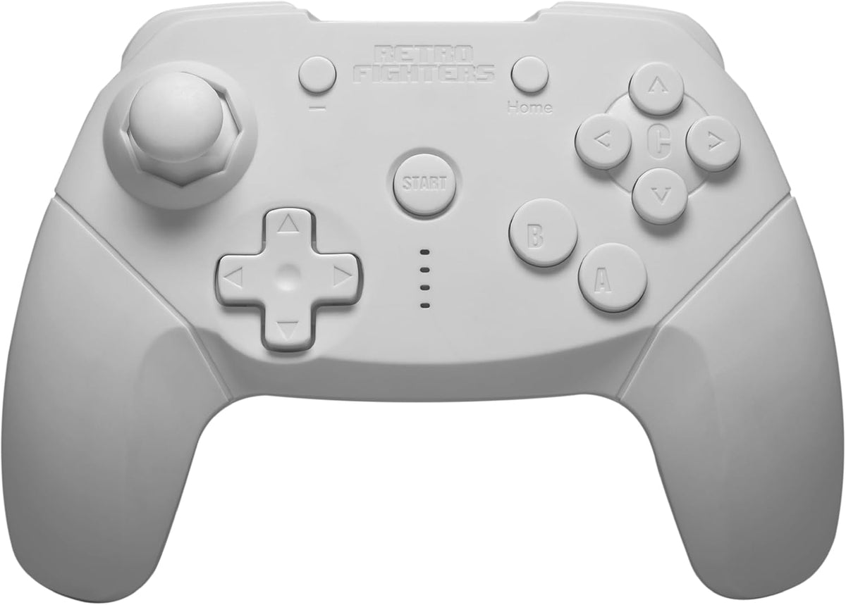 Retro Fighters Brawler64 bluetooth controller NSO edition White - Gamesellers.nl