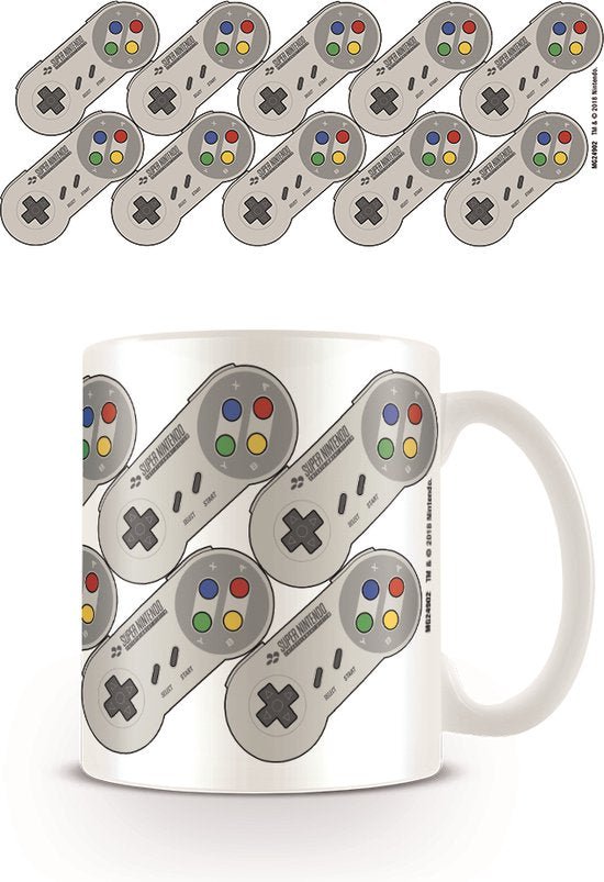 Snes controller pattern mug - Gamesellers.nl