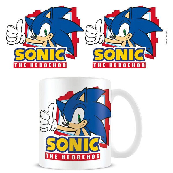 Sonic the Hedgehog thumbs up mug - Gamesellers.nl