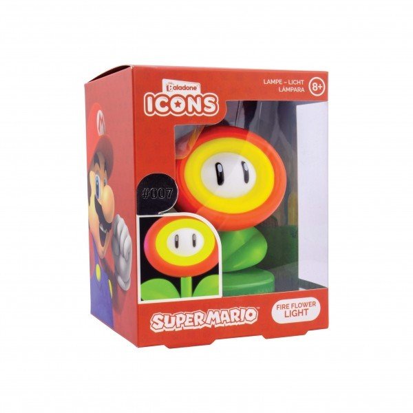 Super Mario: Fire Flower Icon Light - Gamesellers.nl