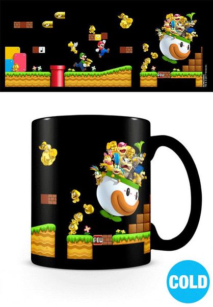 Super Mario gold coin rush heat changing mug - Gamesellers.nl